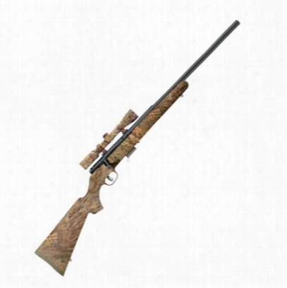 Savage 93r17 Fxp Camo Bolt-actoin  Rimfire Rifle With Scope