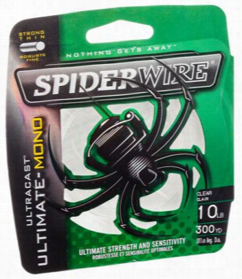 Spiderwire Ultracast Ultimate Mono Fishinb Line -  Clear - .00'6 Diameter