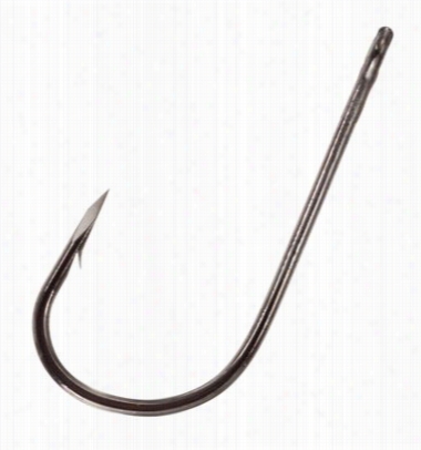 Trokar Saltwater Straighht Shank Hooks - Black Chrome - 4/0