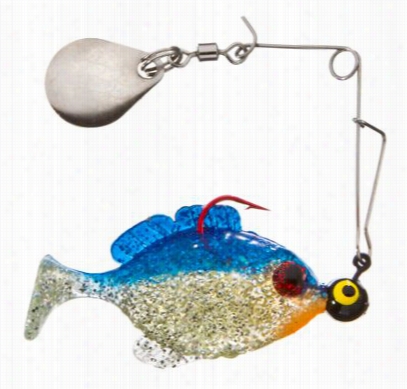 Uncle Buck's Baby Bream Soft Bait - Clear Flake Blue/black