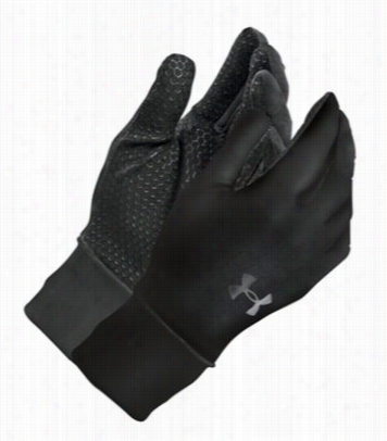Under Armour Coldgear Liner Gloves For Men - Black - M