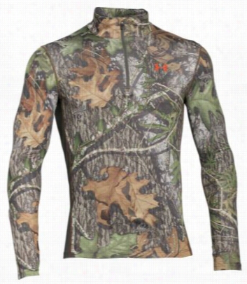 Under Armour Ua Tech Scent Control 1/4-zipl Ong-sleeve Shirt For Men - Mossy Oak Obsession - M