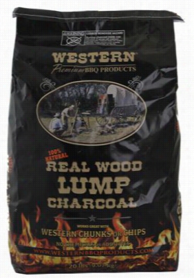 Western Real Wood Lump Charcoal - 20 Lbs.