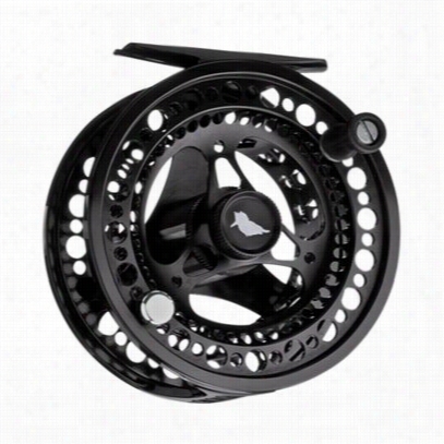 White Rive Rfly Shop Kingfisher Fly Reel - 3/4 Occupation Wt - Black