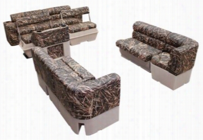 Wise Scout Pontoon Furniture Caomseries Tr Aditional Group - Mossy Oak Shadow Grass