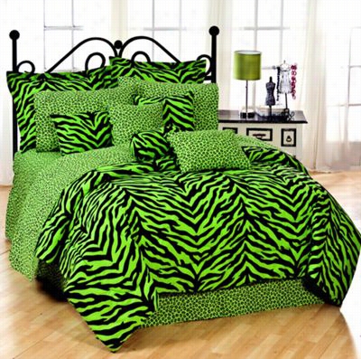 Zeebra Lim Egreen Bedding Collection Comforter Set - Twin