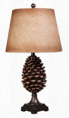 Bob Timberlake Pinecone Table Lamp - Non-california Residents