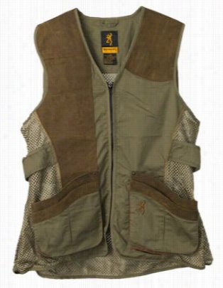 Browning Santa Fe Pro Shooting Vest For Men - Sage/oak - S