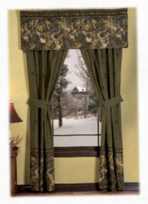 Browning Whitetails Rod Pockt Valance