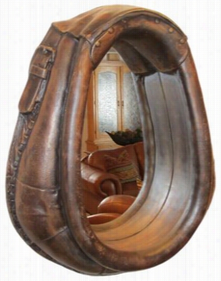 Cast Horn Designs Repporduction Horse Collar Mirror