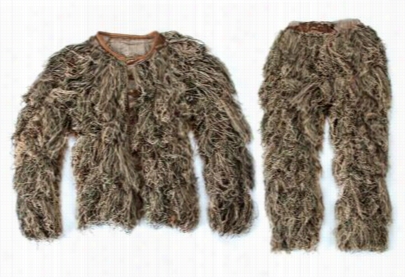 Hot Shot Deluxe Ghillie Suit - Woodland Camo - M/l