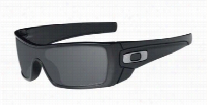 Oakley Batwolf Polarized Sunglasses - Matte Black/grey