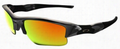 Oakley Flak Jacket Xlj Sunglasses - Polished Black/fire Mirror