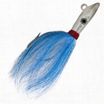 Offshore Angler Cobia Jig - Squid Head - White/blue/white