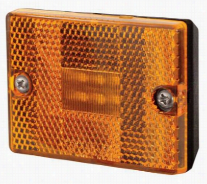 Optronics Led Amber Square Stud Miunt For Trailers