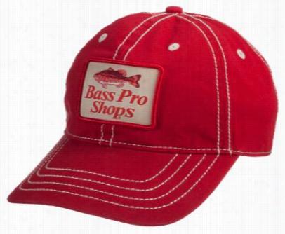 Outdoor Athletic Stitched Cap - Red