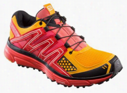 Salomon X-misison 3 Running Shoes Fro Ladies - Yellow Ogld/radiant Red/mader Pink - 10 M