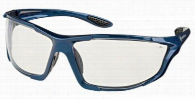 Smith  And Wesson Performance Shooting Glasses - Blue Frame/clear Lens