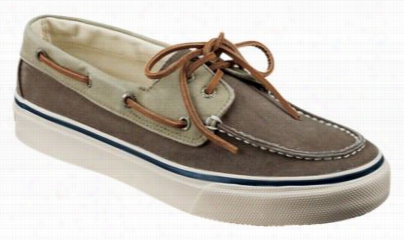 Sperry Top-si Der Bahama Canvas 2-eye Bboat Shoe S For Men - Brown/chino Canvaas - 10.5 Medium