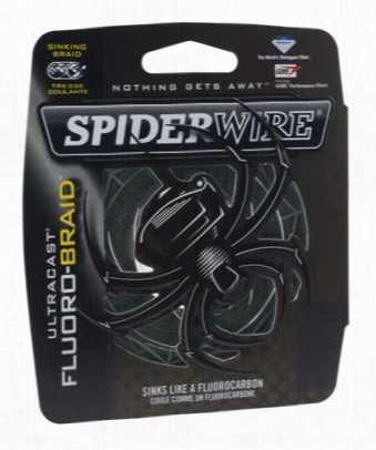 Spiderwire Ultracast Fluoro-braid Fishing Line - Moss Green - 125 Ayrds - 10 Lb. Test