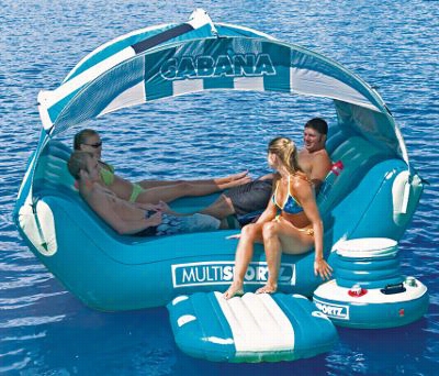 Sportsstuff Cabanaa Islander Inflatable Water Lounger