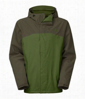 The North Confidence Anden Triclimate Jacket For Men - Scallion Green/black Ink Grewn - S