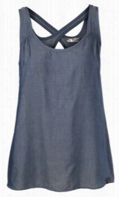 The Norrth Face Woven Breezebac Ktank Top For Ladies - Indigo Chambray - M