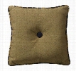 Ashbury Collection Burlap Tufted Accent Pillow