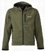 Grundns Gage Midway Hooded Softshell Rain Jackets for Men - Tarragon - XS