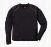 M-Tech Midweight Performance Thermal Crewneck Shirt for Youth - Long Sleeve - Black - XL
