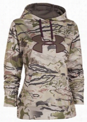 Under Armour Ua  Big Logo Camohoodei For Ladies - R1dge Reaper Camo Barren/ox - S