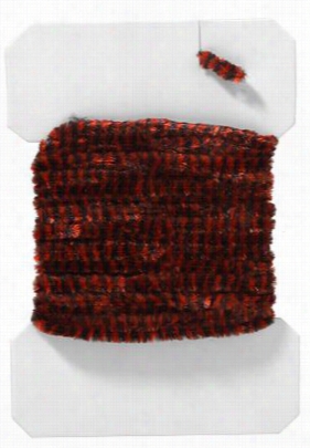 Variegated Cchenille - Black/orange