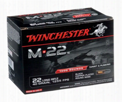 Winchester M-22 Mmsr Rimfire Round Bulk Ammo - .22 Long Rifle