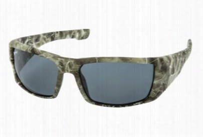 Xps By Fisherman Eyewear Bayou Polarized Sunglasses - Matte Green Terrain/gray