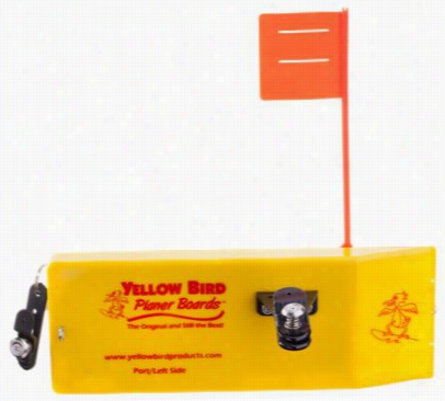 Yellow Bird Planer Board With Large Tattle Flag