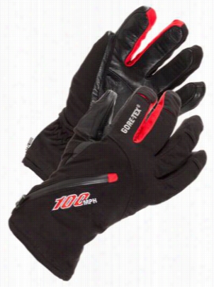 100mph Gore-tex Gloves For Men - Black - M