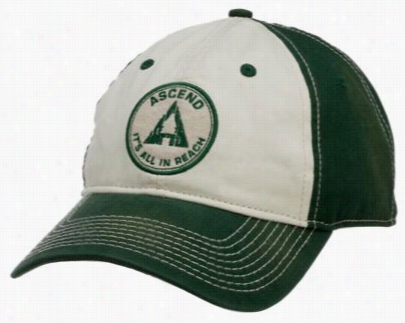 Ascend Circle Felt Logo Cap - Green