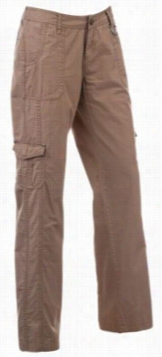 Ascend Washed Cargo Pant S For Ladies - Pine Bark - 10