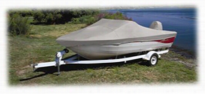 Attwood Boaters Best Ultimate Center Console Boat Cover - Gray - 17' Boat Length - 88' Bea M Width