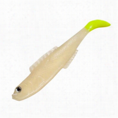 Berkley Saltwater Powrrbait Mullet - Glow/chartreuse