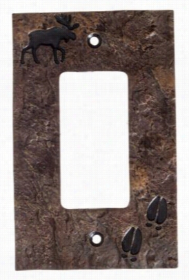 Big Sky Carvers Moose And Tracks Decora Swit Ch Plate