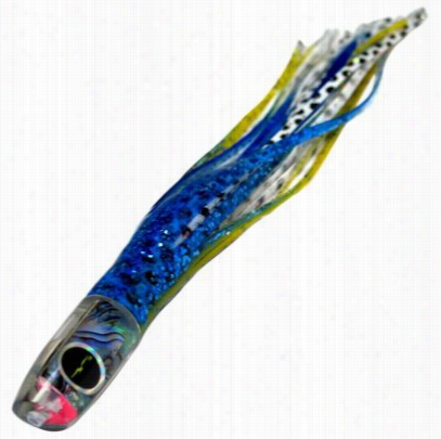 Black Bart Demon Micro Bait - Blue Yellow/white Dot