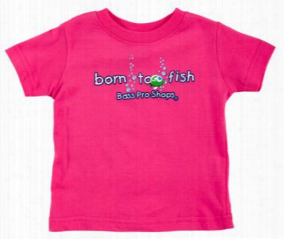 Bon To Fish T-sh1rt For Babies - Hot Pink - 6 Months