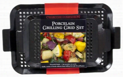 Charcoal Ccompanion Porcelain Coated Grill Grid Set