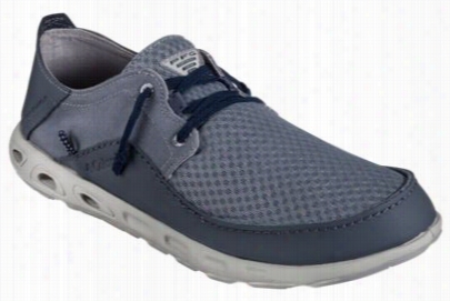 Columbia Bahamq Vent Relaxed Marlinpfg Boat Shoes For Men - Grey Ash/collegiate Navy - 10.5 M