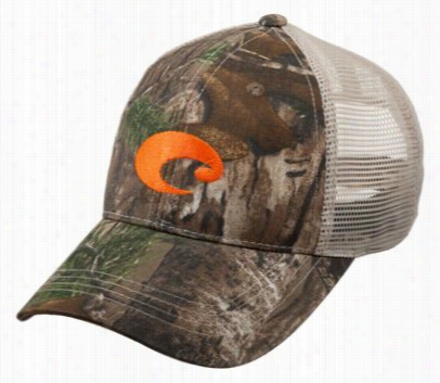 Costa Camo Mesh Logo Cap -realtree Xtra/orange