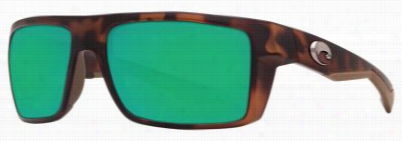 Costa Motu 580g Polarized Sunglasses - Rerto Tortoise/green Mirror