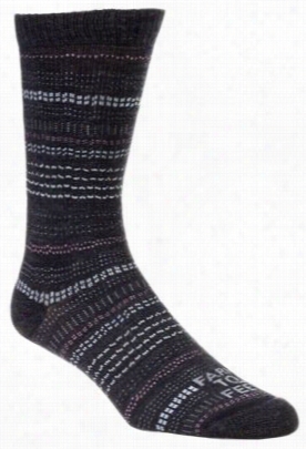 Farm To Feet Spring Rivulet Everyday Socks For Ladies - Parachute Purple/pecan