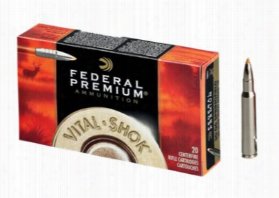 Federal Premium Vital-shok Trophy Bonded Tip Centerfire  Rifle Cartridges - .270 Winchester - 130 Grain