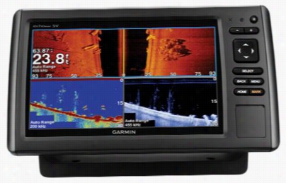 Garmin Echomap 93sv Chirpf Ishfinder And Chartplotter With Lakevu Hdmaps - 9'